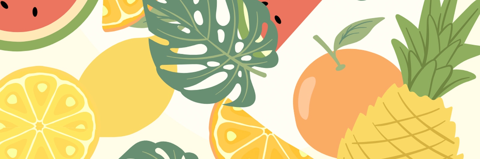 Grün Gelb Organisch Illustrativ Sommer Party Einladung (c) KJA Köln